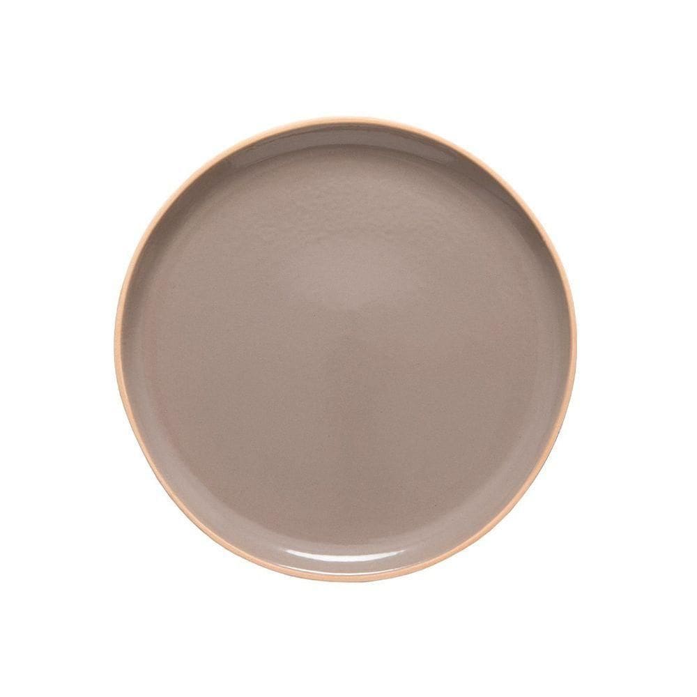 Prato De Sobremesa Copa E Cia Vivant Em Cerâmica Vanilla