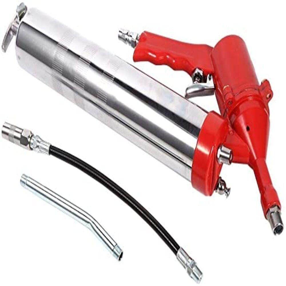 Engraxadeira Pneumatica Bomba Graxa Lubrificador Acessorios Mangueira Flexivel Lubrificacao Precisa E Rapida