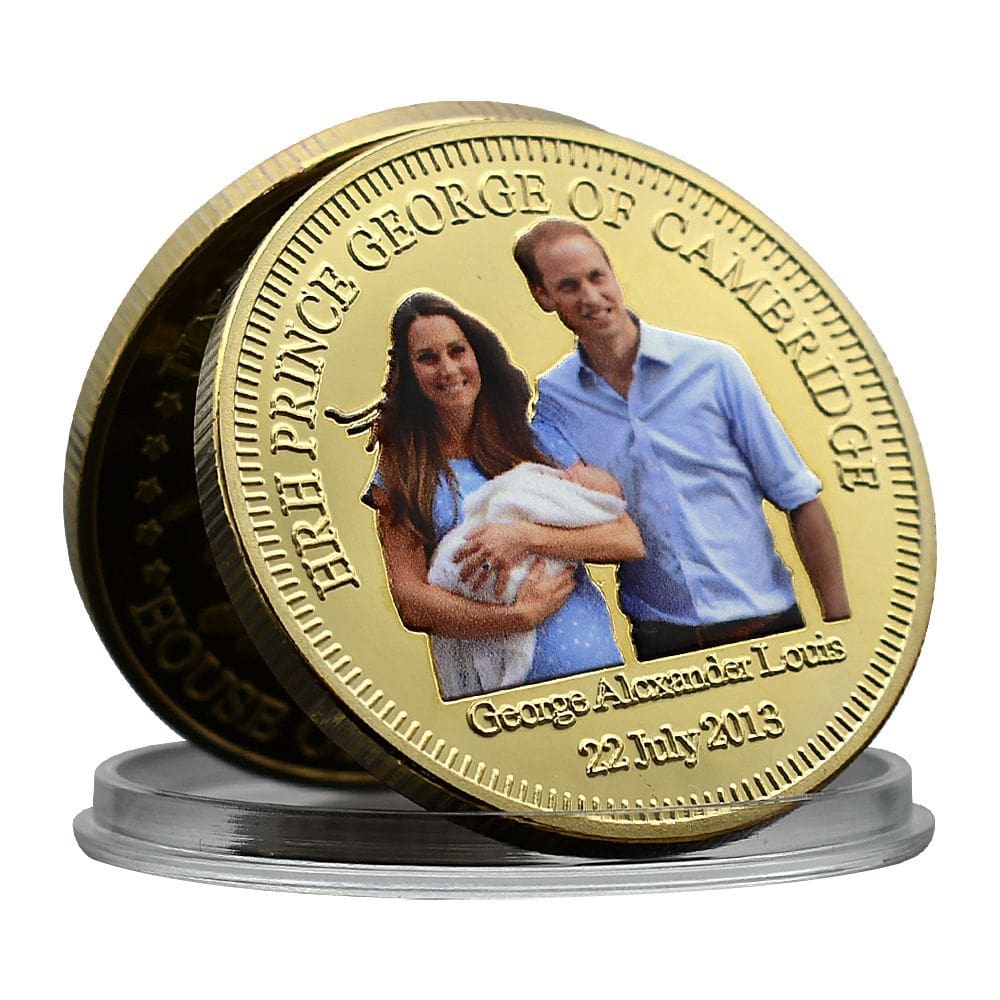 Moeda Celebração Comemorativa da Família Real Prince George
