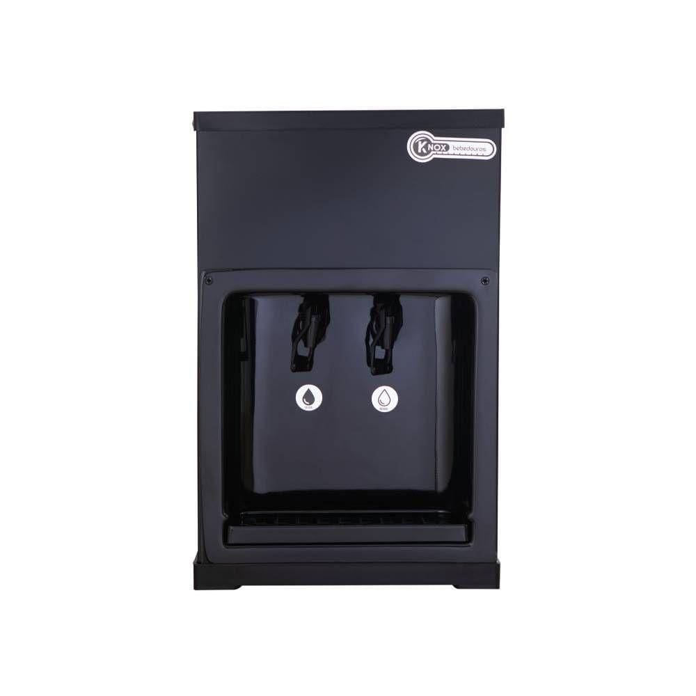Bebedouro Industrial de Mesa Knox 10L 1 Torneira Gelada 1 Torneira Natural Black 127V (KX01-C NG 2T BK)