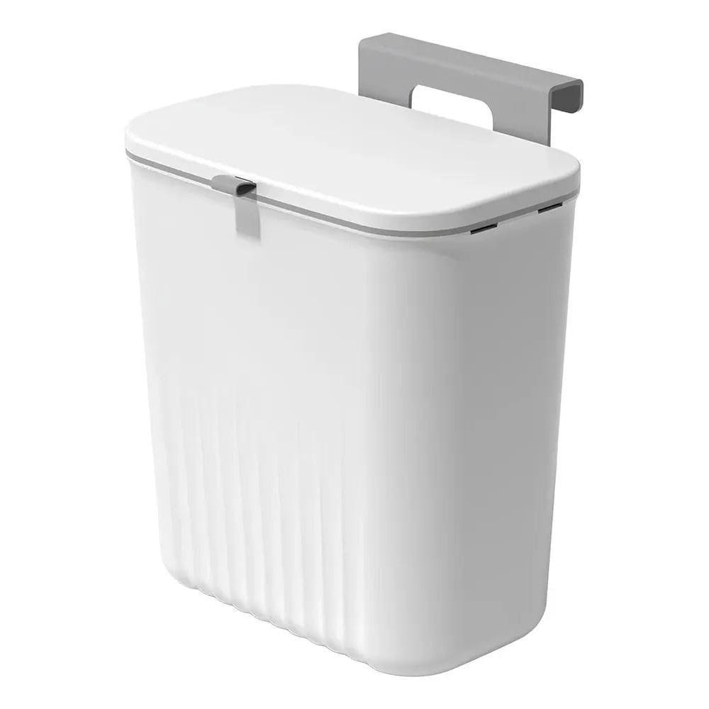 10X Lixeira Suspensa Com Suporte De Pendurar 9 Litros Tampa