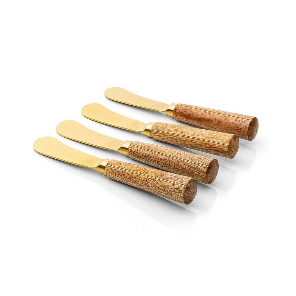 Conjunto De Espátulas Copa E Cia 4 Peças Garbo Goldwood