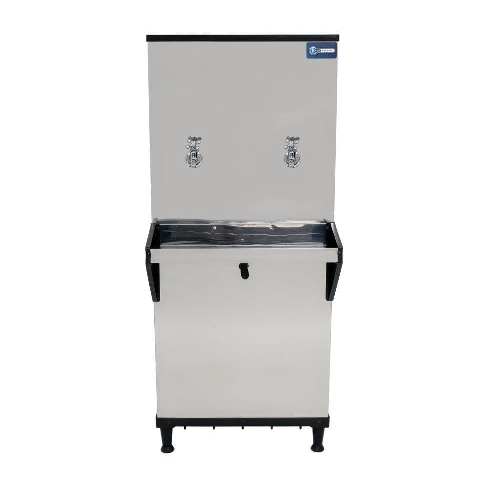 Bebedouro Industrial Coluna Knox 50L 2 Torneiras Geladas Inox 127V (KX05-C 2T)