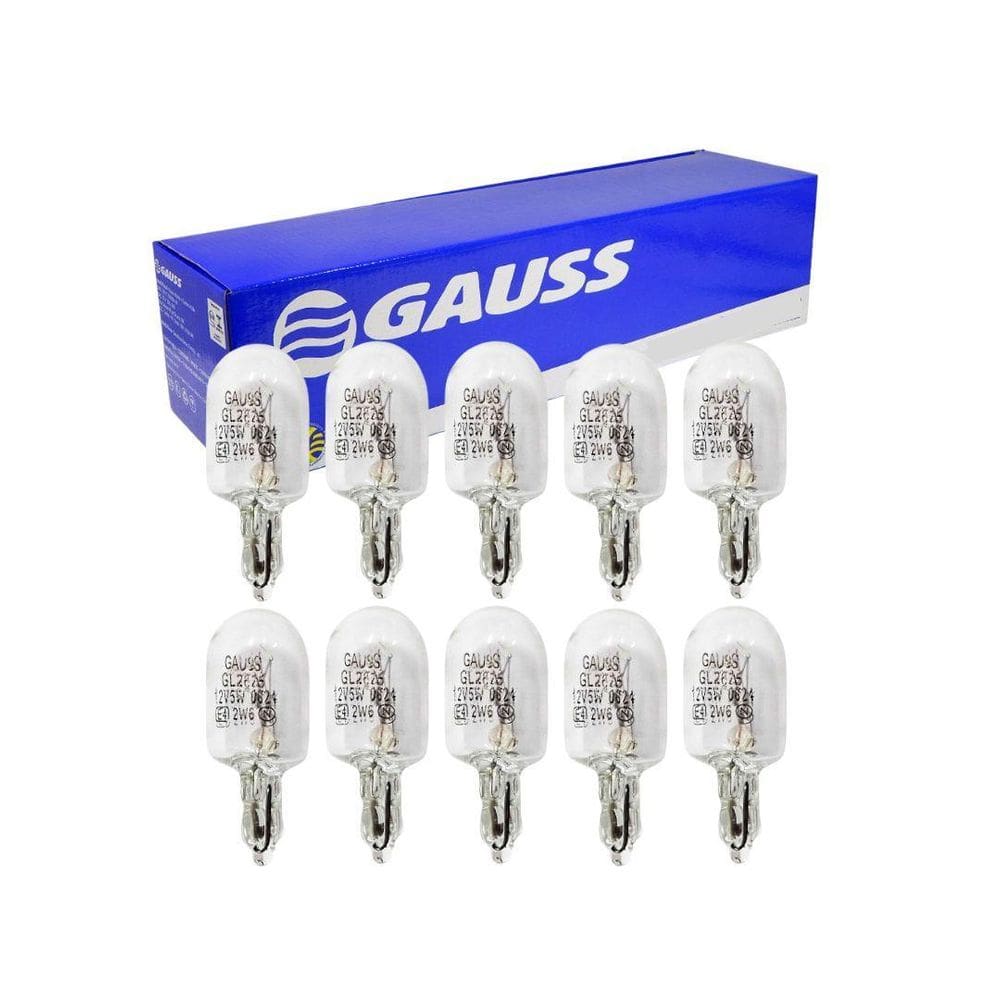 Kit 10 Lâmpadas Pingão 12V 5W Grande Pingo Dágua Miniatura