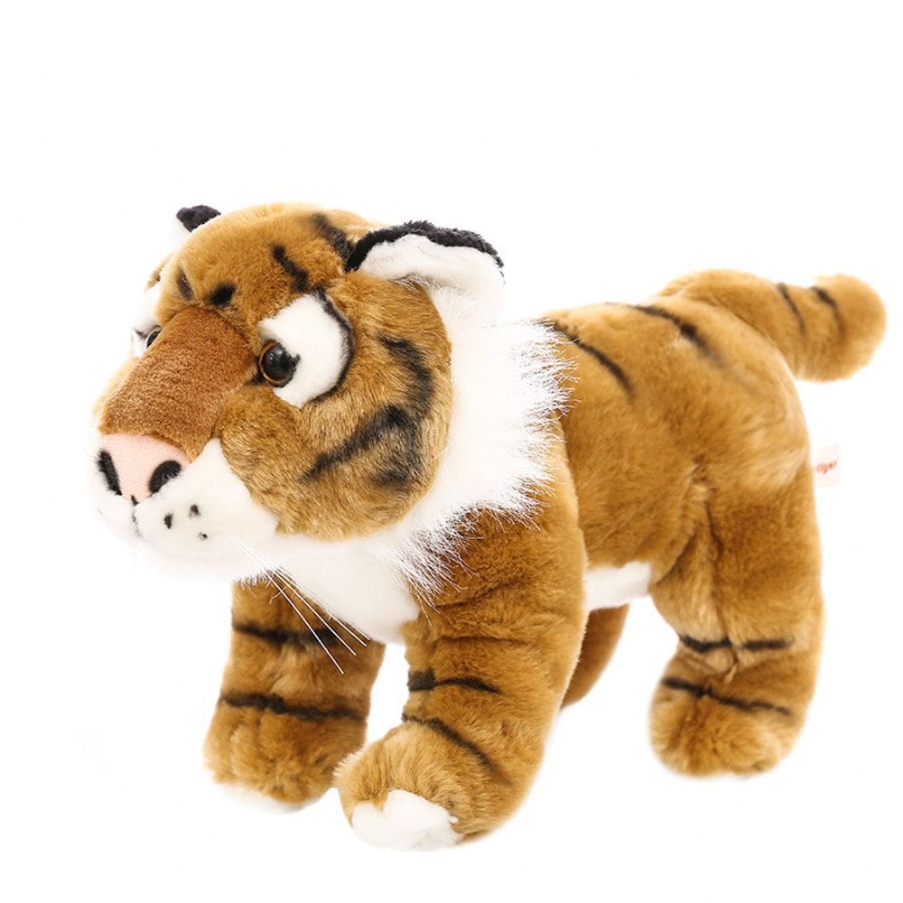Boneca de pelúcia Standing Tiger de 22 cm para crianças