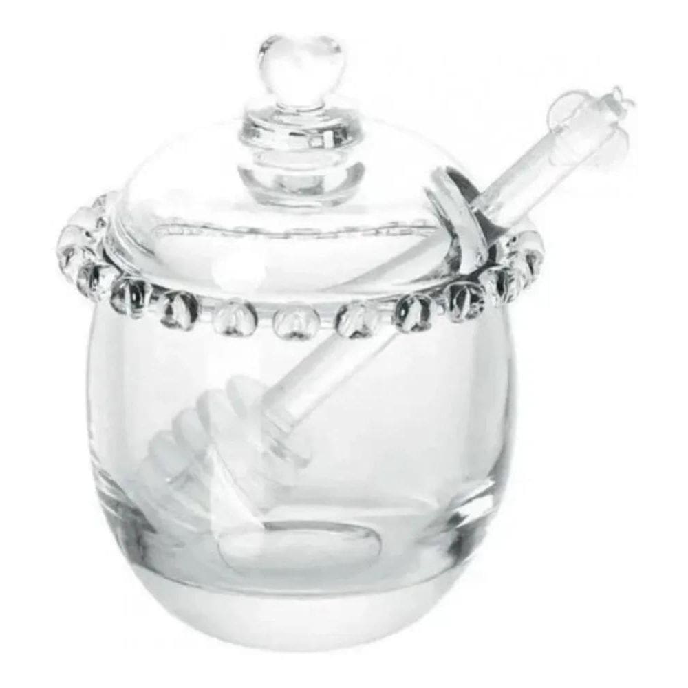 Meleira Coração Com Tampa E Pegador Abelha Colméia - Lyor