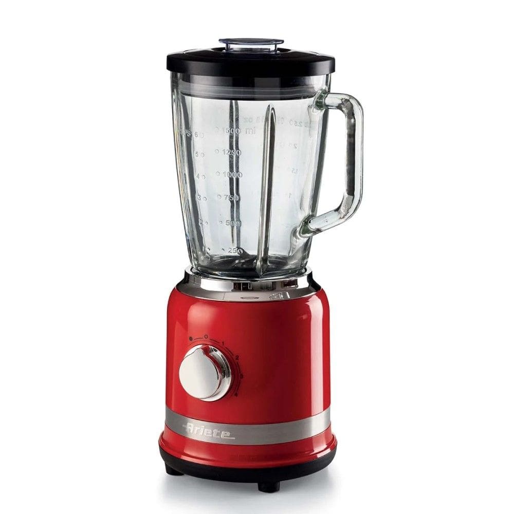Liquidificador Ariete Moderna Vermelho 1,5L 1000W 110V com Copo de Vidro - Modelo 585