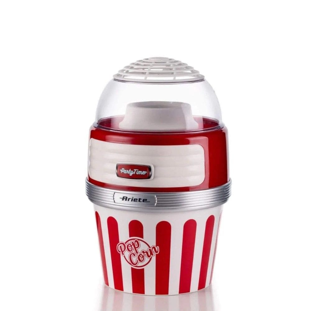Pipoqueira Elétrica Ariete Party Time Retrô Vermelha 1100W 220V - Faz Pipoca Sem Óleo