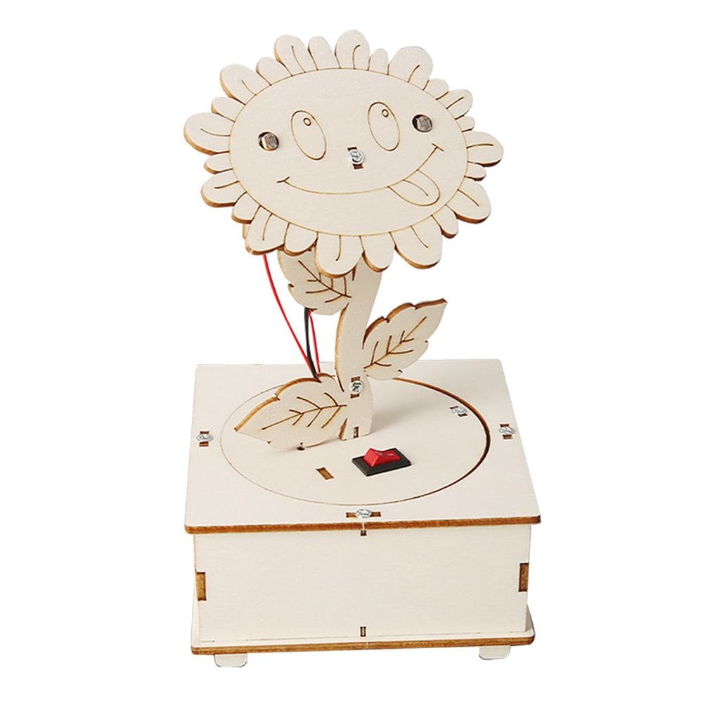 Kit de ciência STEM DIY Wooden Girassol Light Trac Kids 8+