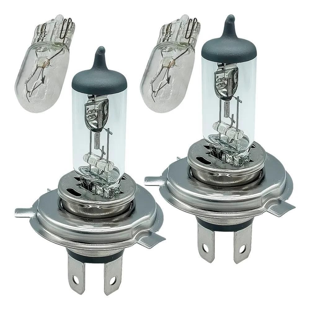 Kit Lampada Farol Alto E Baixo Na Mesma Lampada H4 T10