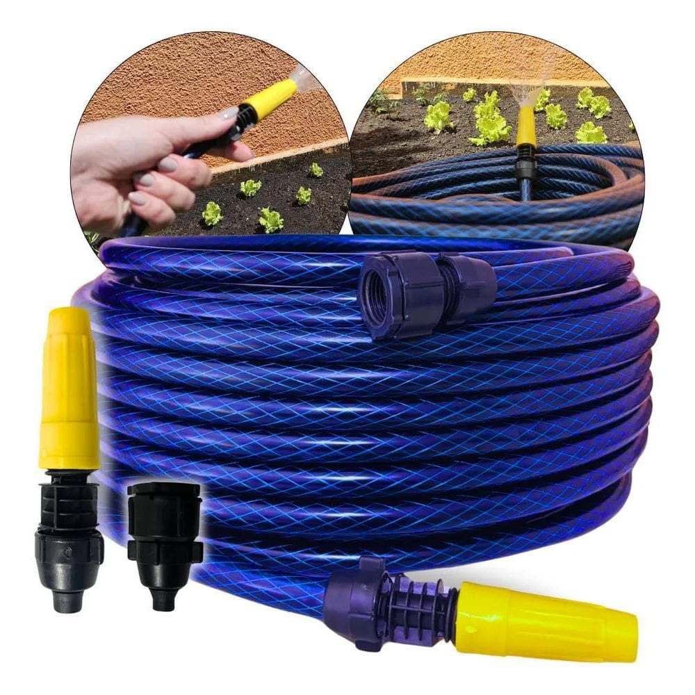 Mangueira De Jardim 20M Metros Reforçada Trançada Não Dobra