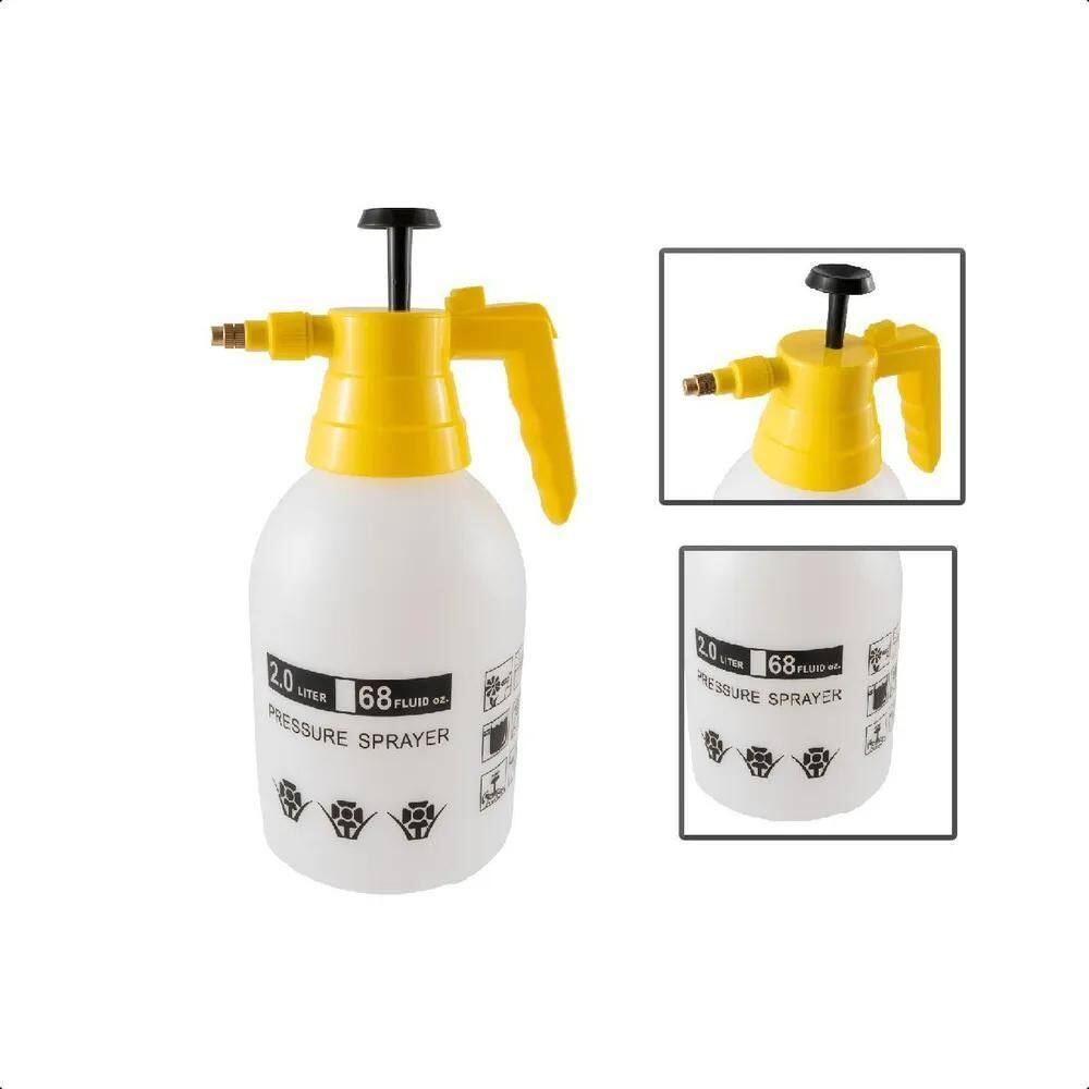 Pulverizador Manual 2L Compressão Prévia Para Casa Jardim
