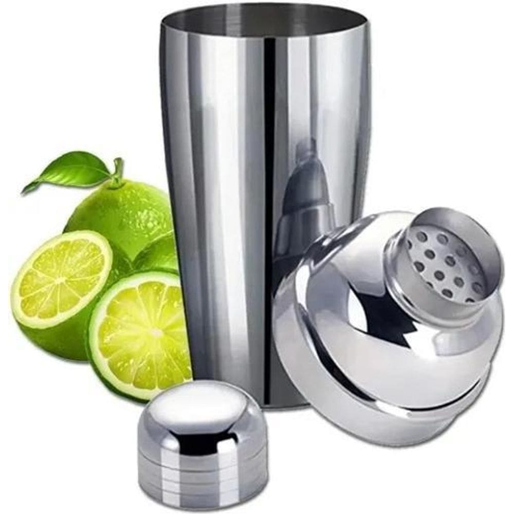 10X Coqueteleira Inox 750Ml Drinks Caipirinha Bar Coquetel