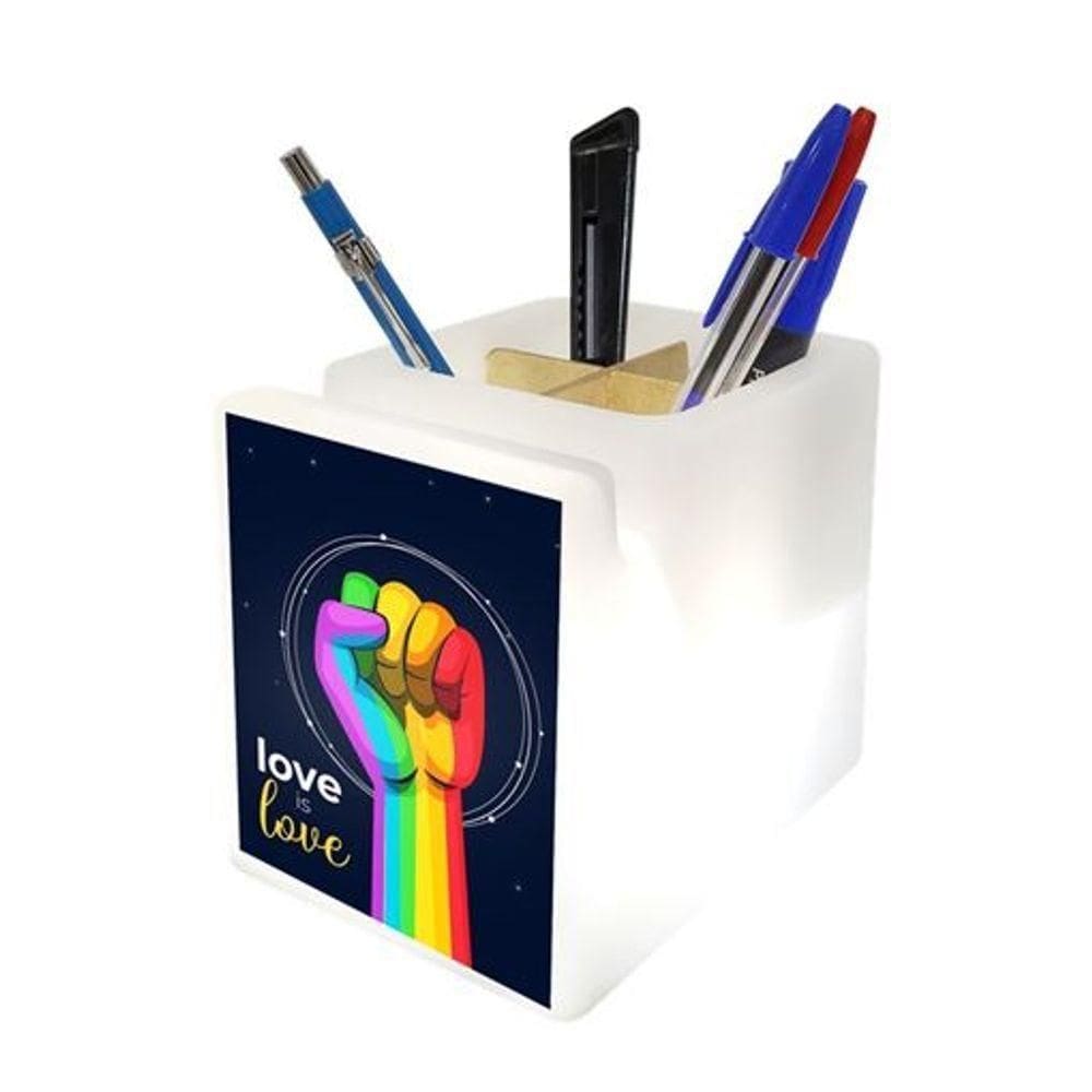 Organizador Iluminado Amor é Tudo - Estilo E Harmonia Para Seu Espaço!