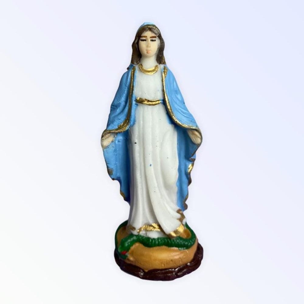 Escolha A Sua Santa Católica Imagem Pequena Em Resina