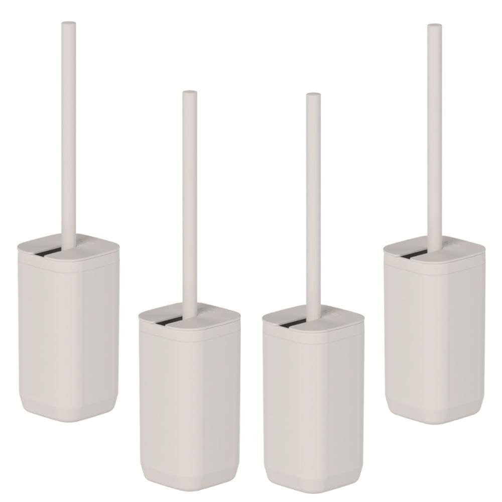 4X Escova De Vaso Sanitario Privada Banheiro Ou Bege