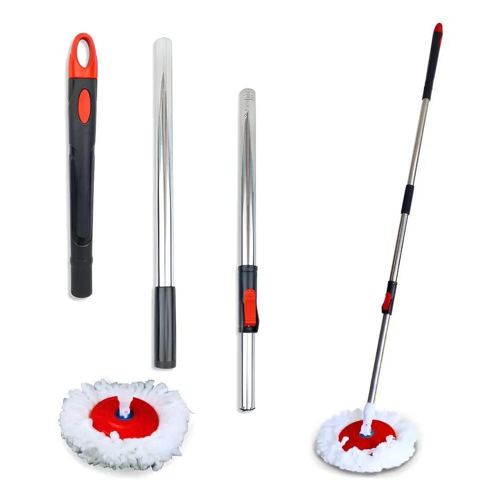 2X Cabo Mop Giratório Completo Com 140 Cm - Nybc