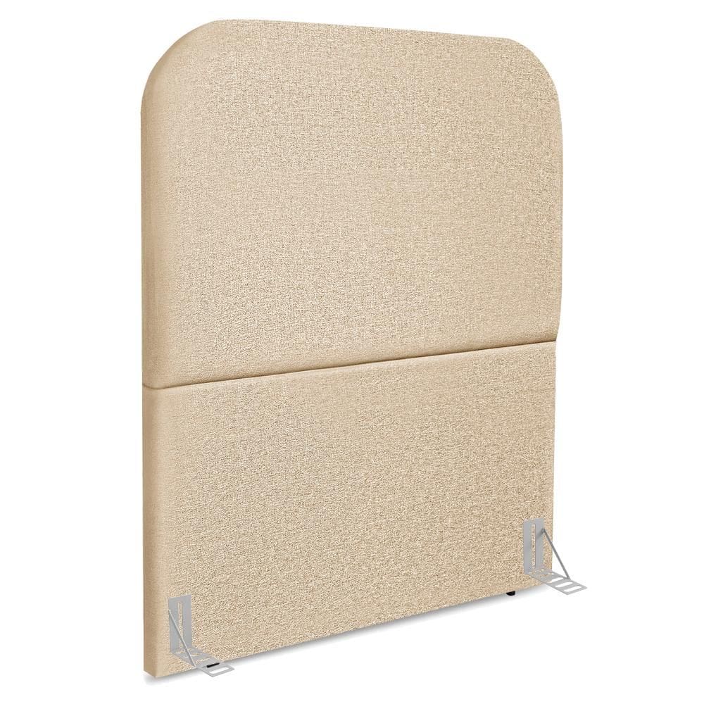 Cabeceira Solteiro 90 cm Com Frame Alana Linho Artte