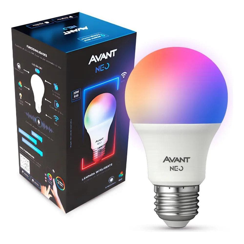 Lampada Led Pera Smart Inteligente Wi Fi Alexa Google 10W Rg