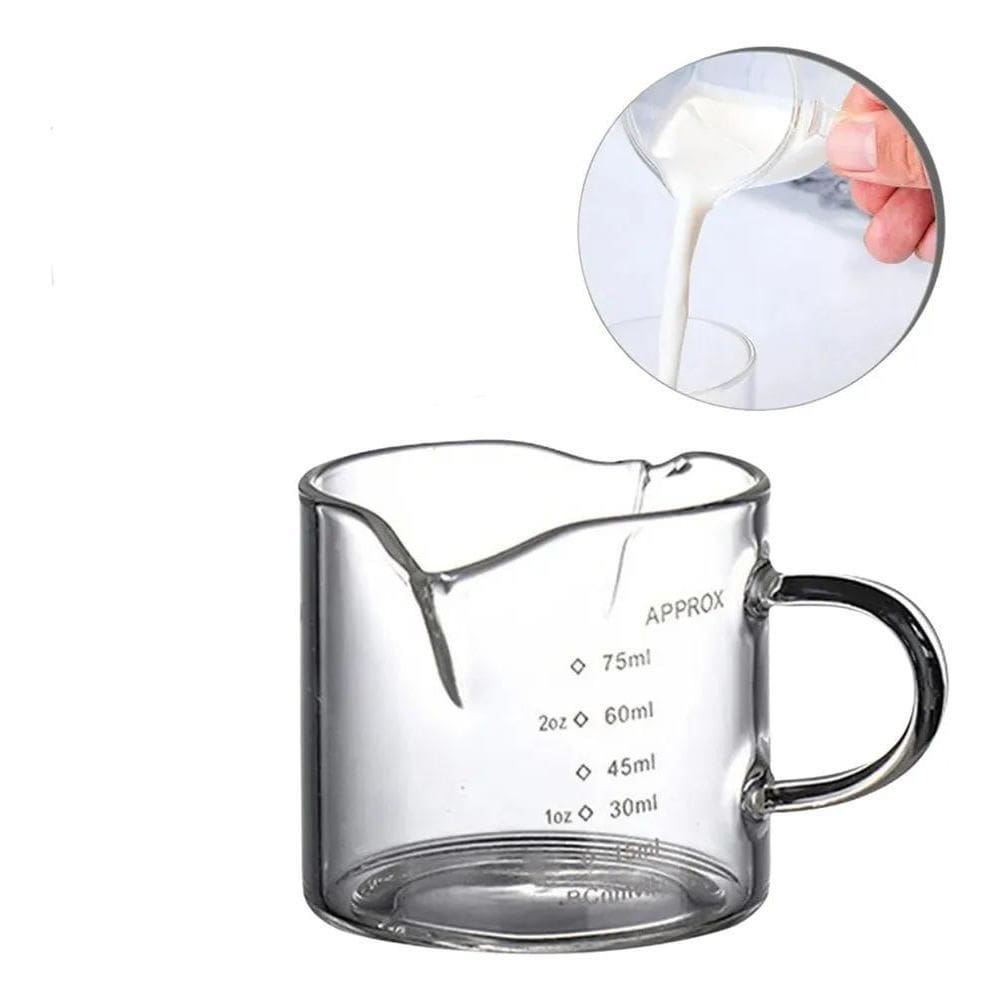 3X Copo Medidor Para Cafeteira Expresso Café Leite Chá Baris