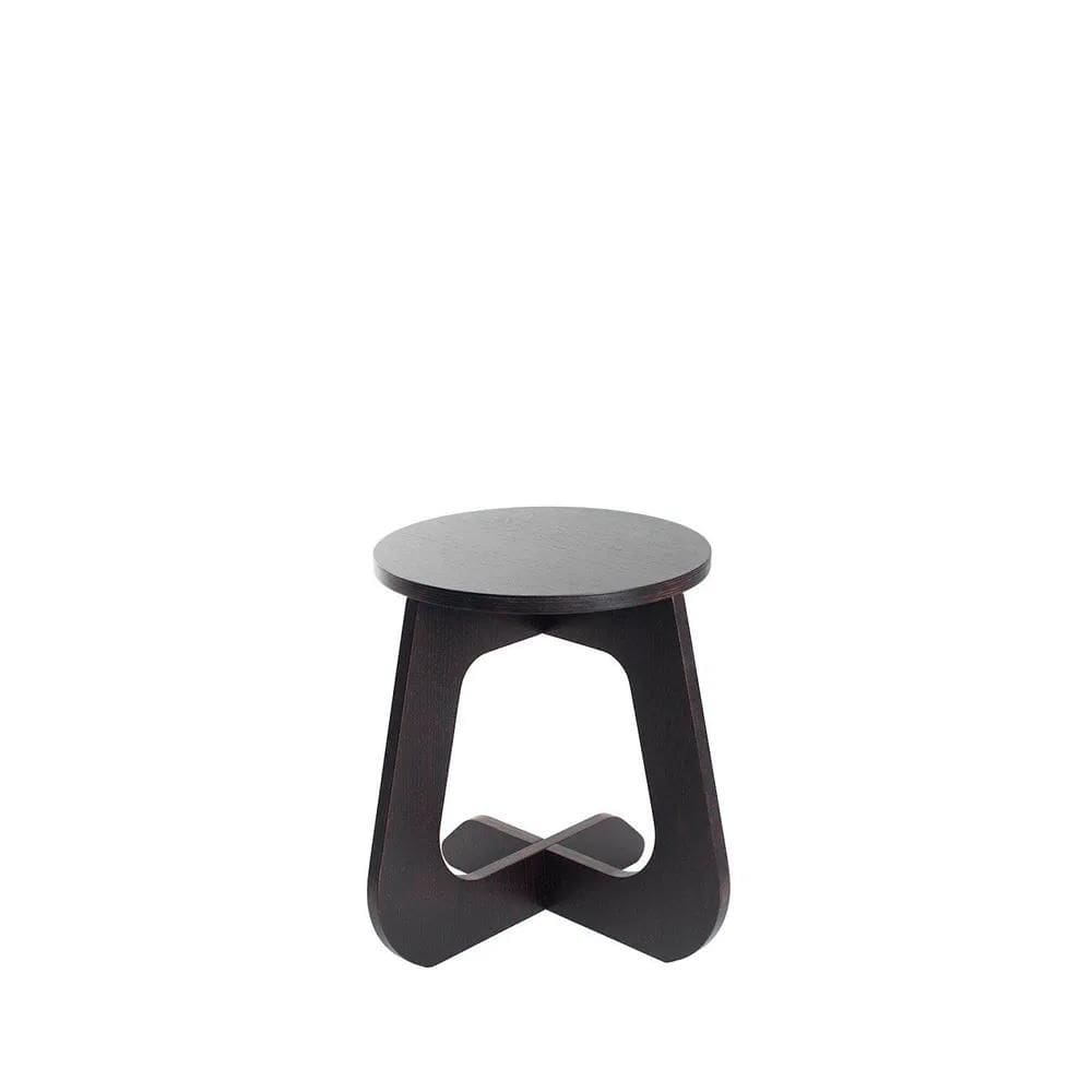 Mesa Lateral Redonda Duo 52 cm - Preto