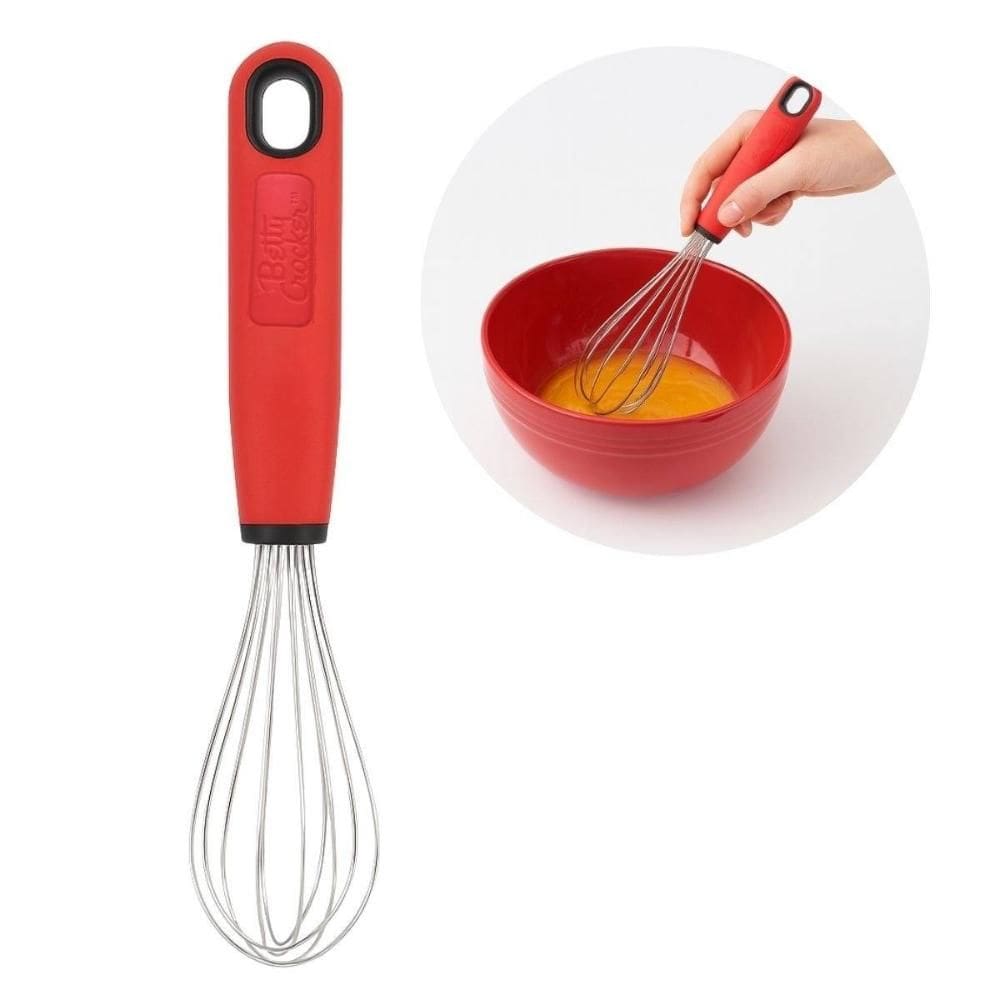 Fouet Batedor de Ovos Inox e Silicone com Alça Betty Crocker