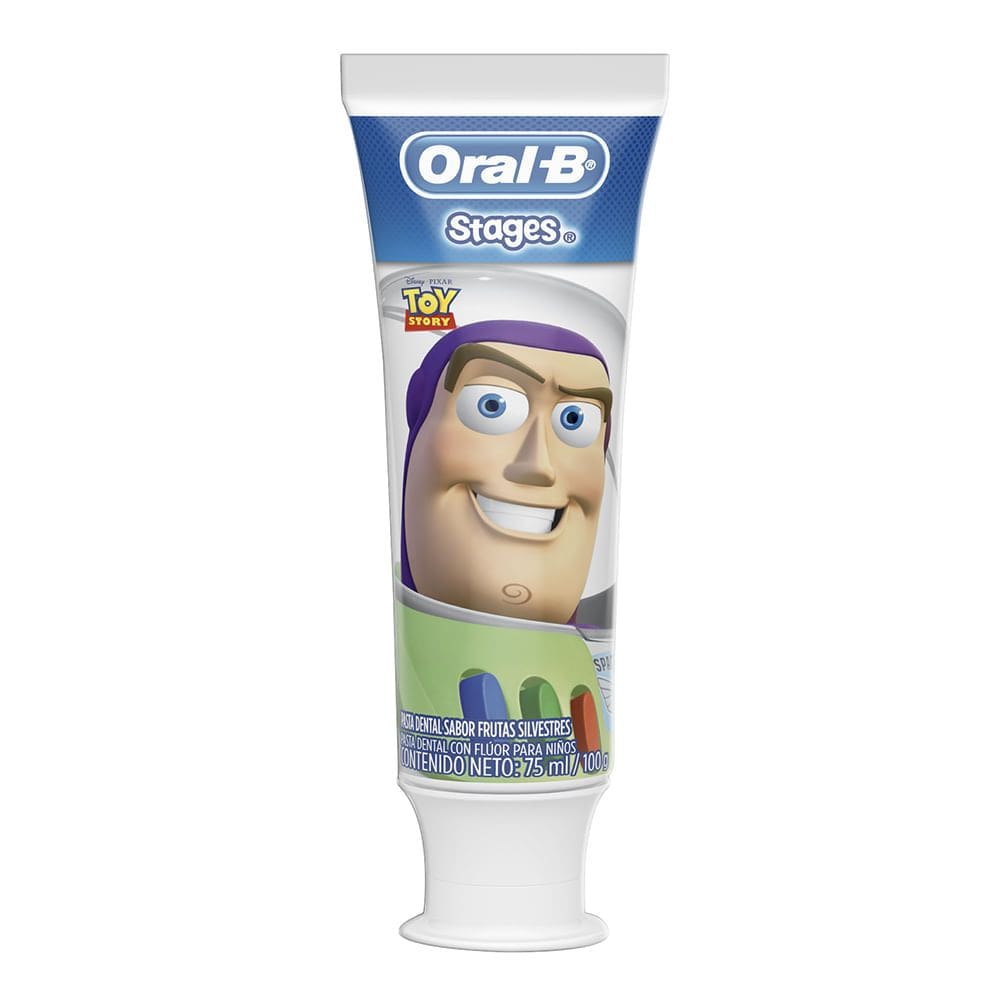 Creme Dental Infantil Oral-B Stages Personagens 100g
