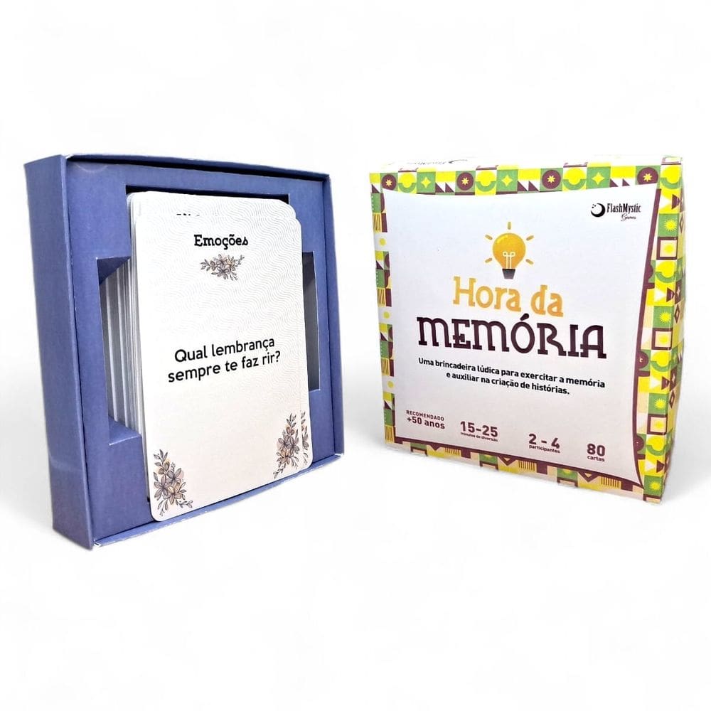 Jogo de Cartas Hora da Memória Exercícios para o Cérebro