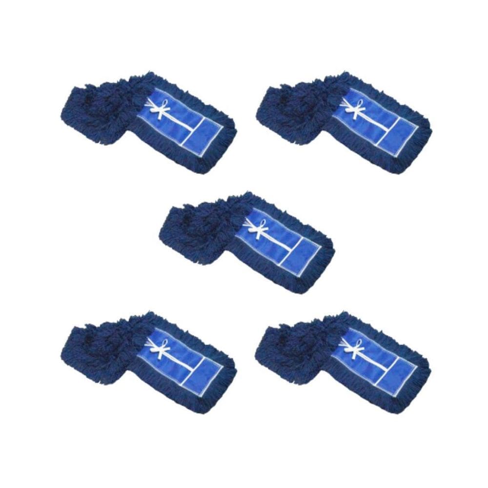 Kit 5 Mop Pó Acrílico Azul 40X15Cm Nobre Goedert
