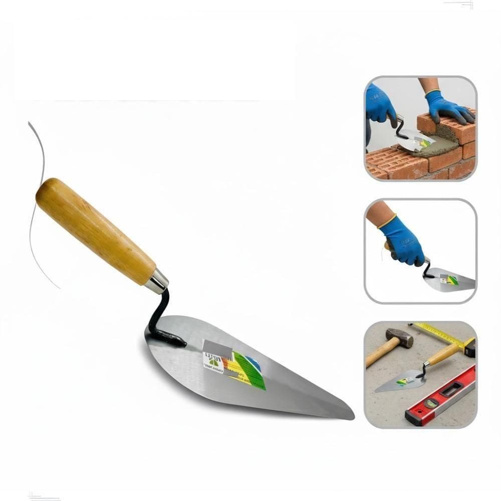 Colher De Pedreiro Com Canto Oval 8” – Resistência, Conforto E Desempenho Profissional Em Cada Movimento