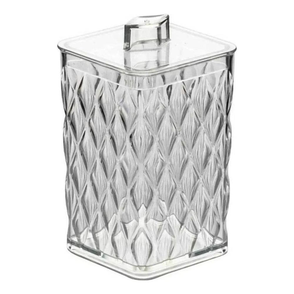 Porta Cotonete Algodão Suporte Luxo Organizador Pia Banheiro