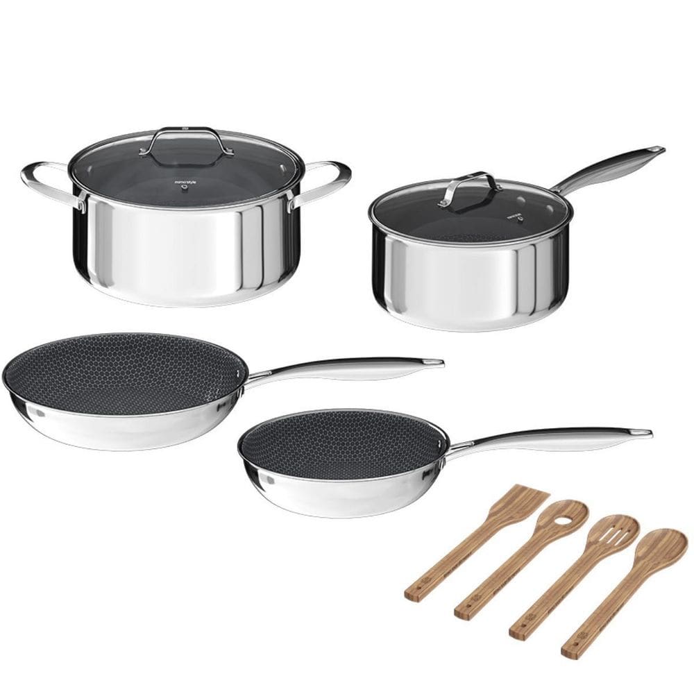 Kit Panelas Premium Antiaderente Indução 8 Pçs - Mimo Style