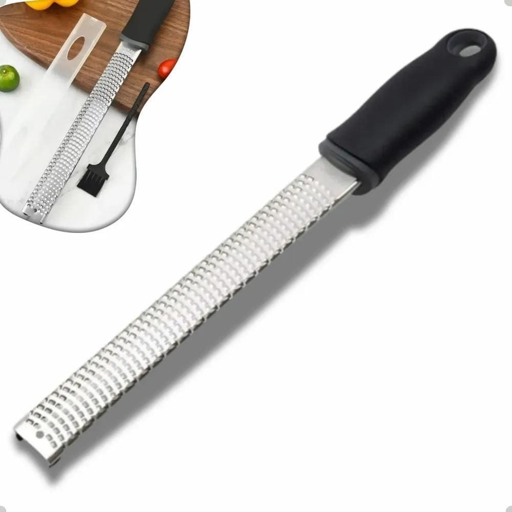 2X Ralador Zester Aço Inox Afiado Raspas Limão
