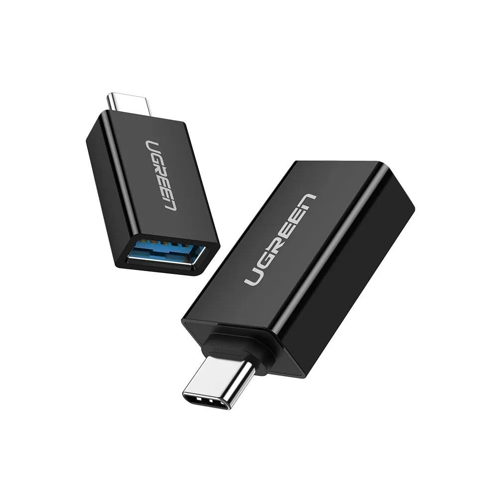 Adaptador Ugreen Usb C Macho Para Usb 3.0 Fêmea Us173 - Preto