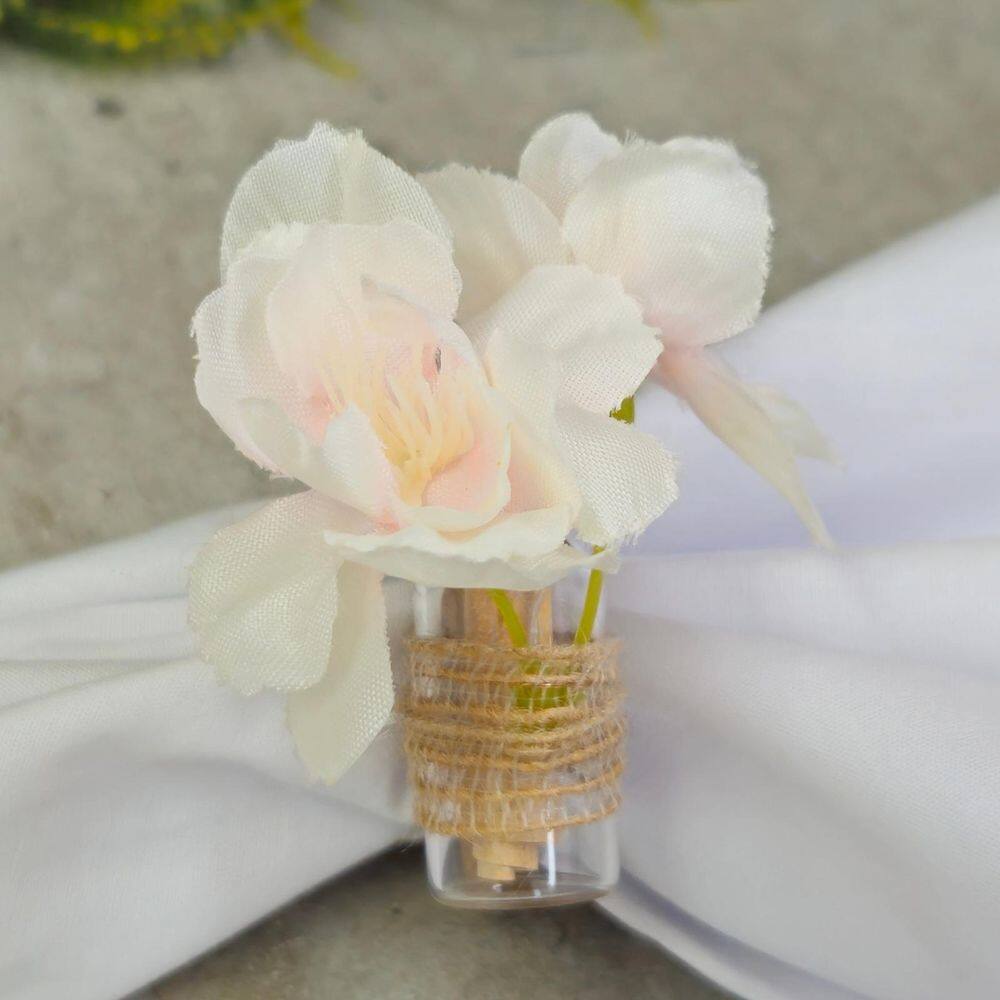 Kit 6 Porta Guardanapo Cerejeira Mensagem Gratidão Na