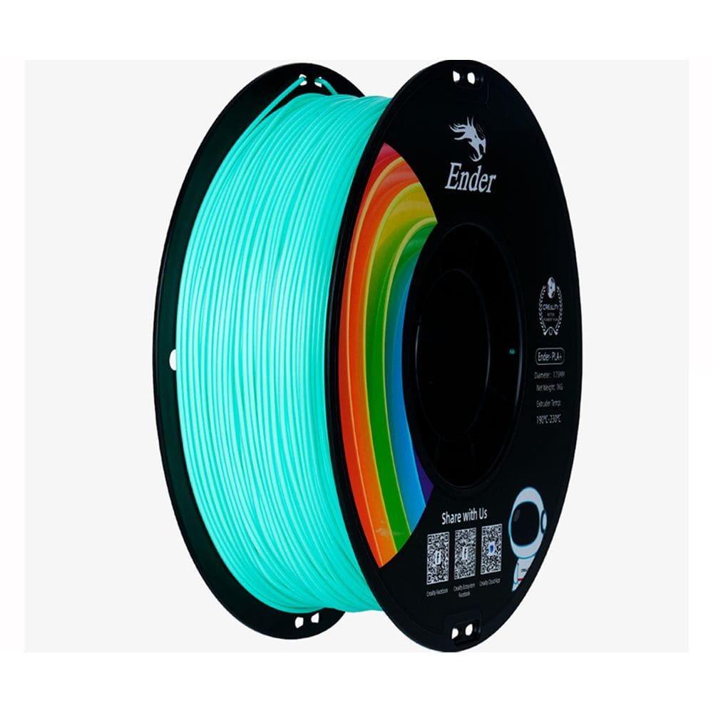 Filamento para Impressora 3D Creality Ender PLA+ 1.75mm Verde Jade 1 Kg