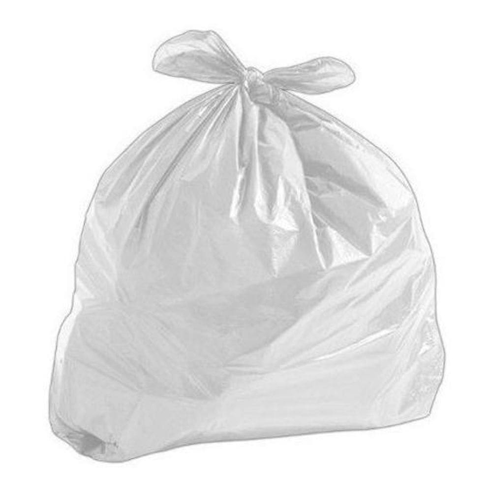 400 Saco Para Lixo De 60L Branco Leitoso 60X70X0,06 4Pcts