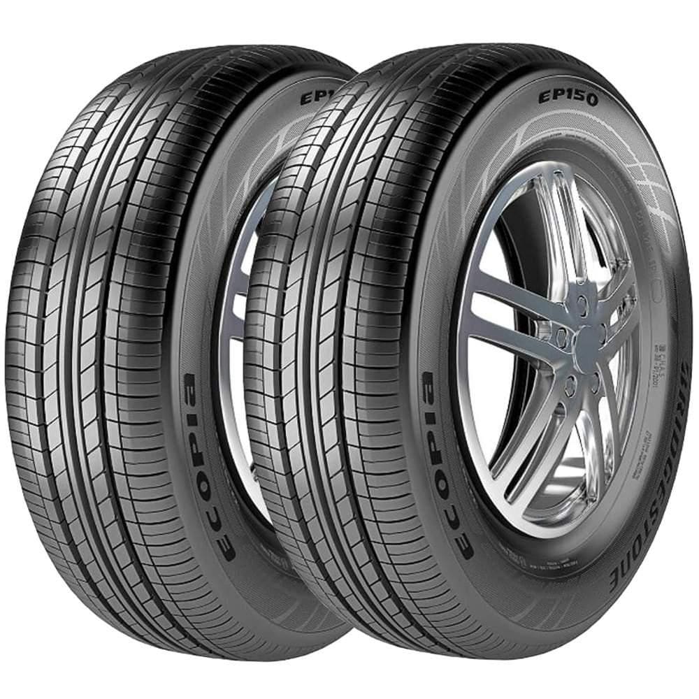 Combo 2 Pneus 195/60r15 88v Radial Tubeless Ecopia Ep150 Bridgestone