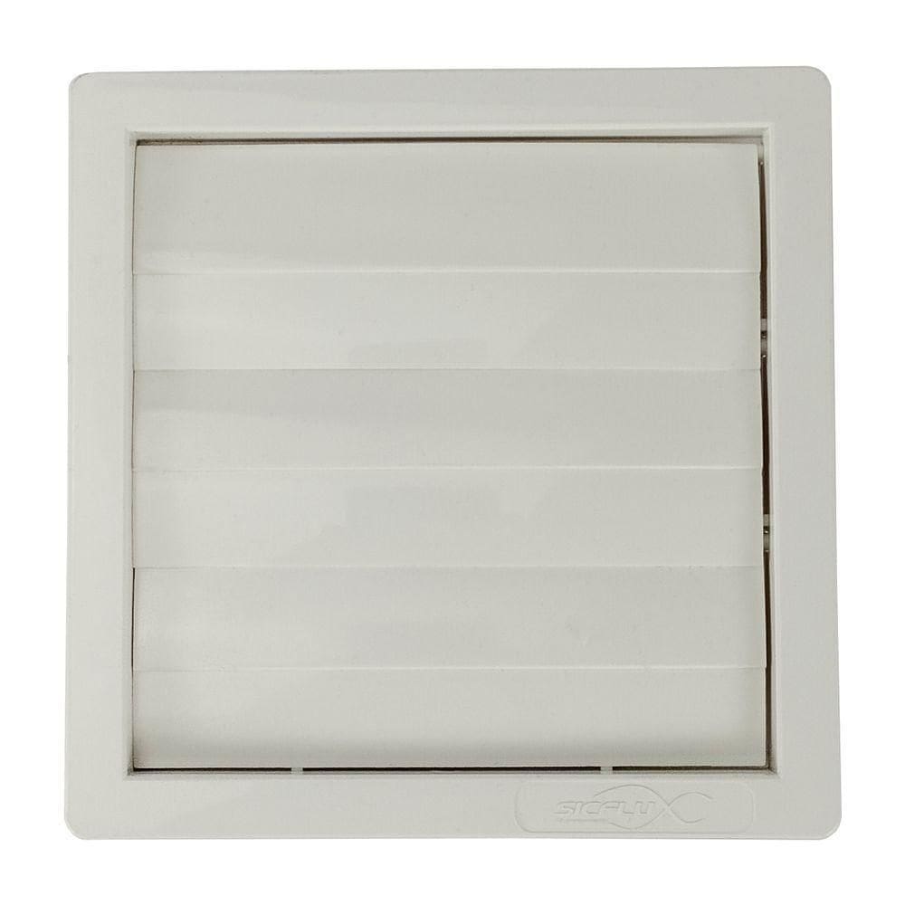 Grade Externa Para Saída De Ar Auto Fechante 100mm