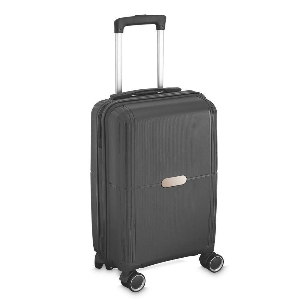 Mala Executiva Compacta 34l - Estilo E Segurança Para Suas Viagens Em Cinza
