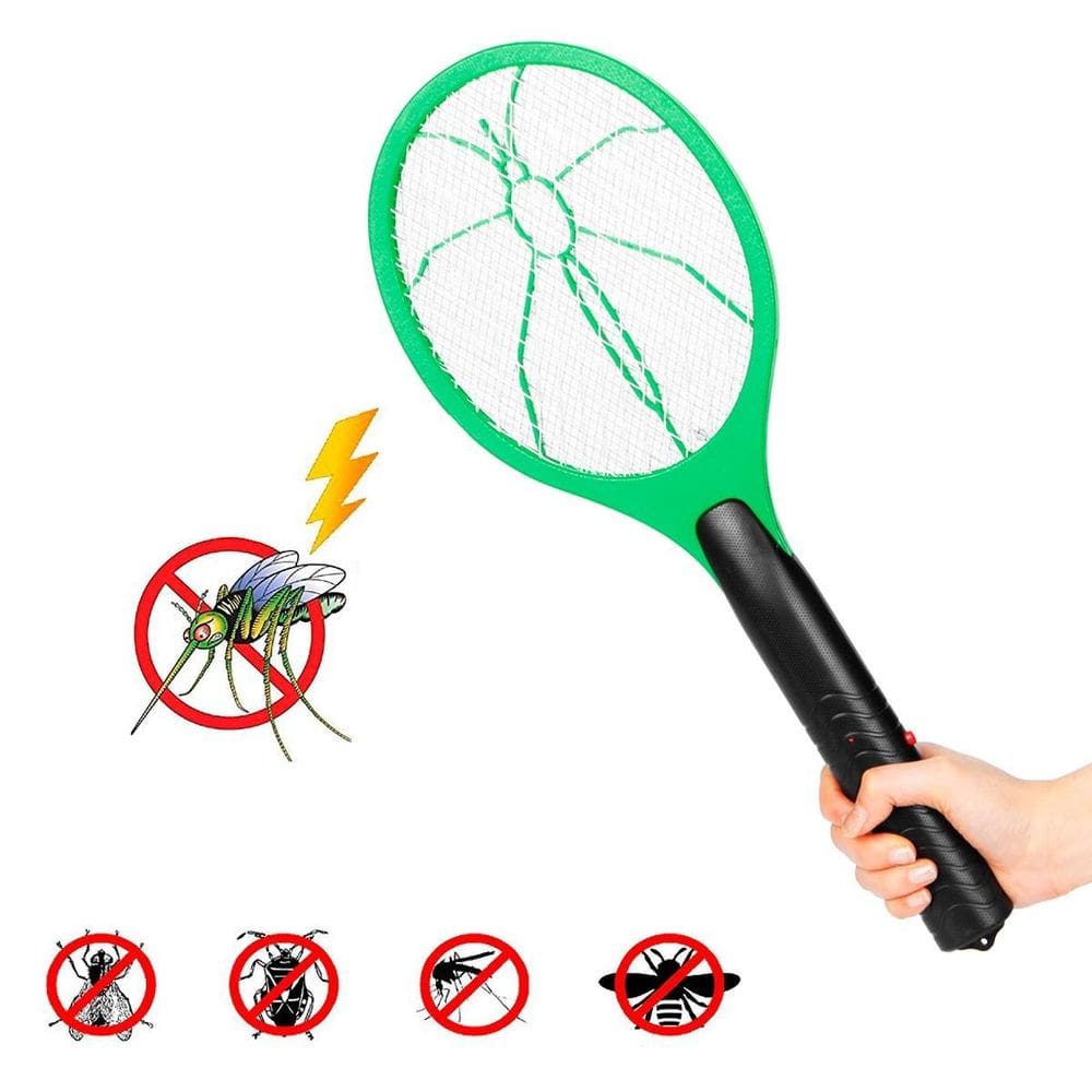 Raquete Mata Mosquitos Pernilongos Com Múltiplas Funções