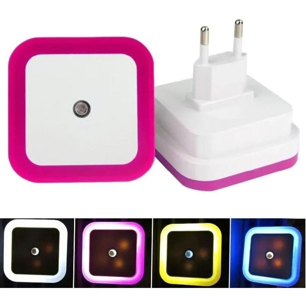 2X Luz Noturna Srawty Led Com Sensor Luz Automático Quarto S