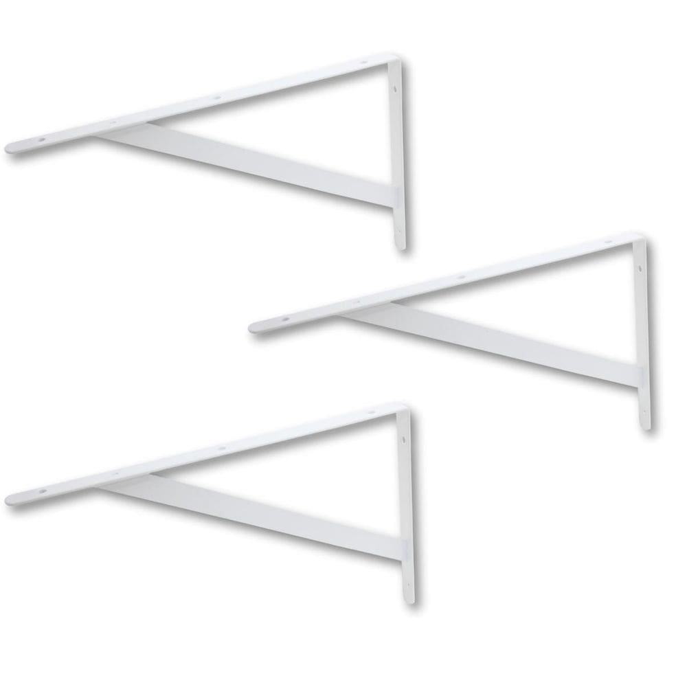 Kit 03 Un Suporte Mão Francesa Para Prateleira 29X16,5Cm