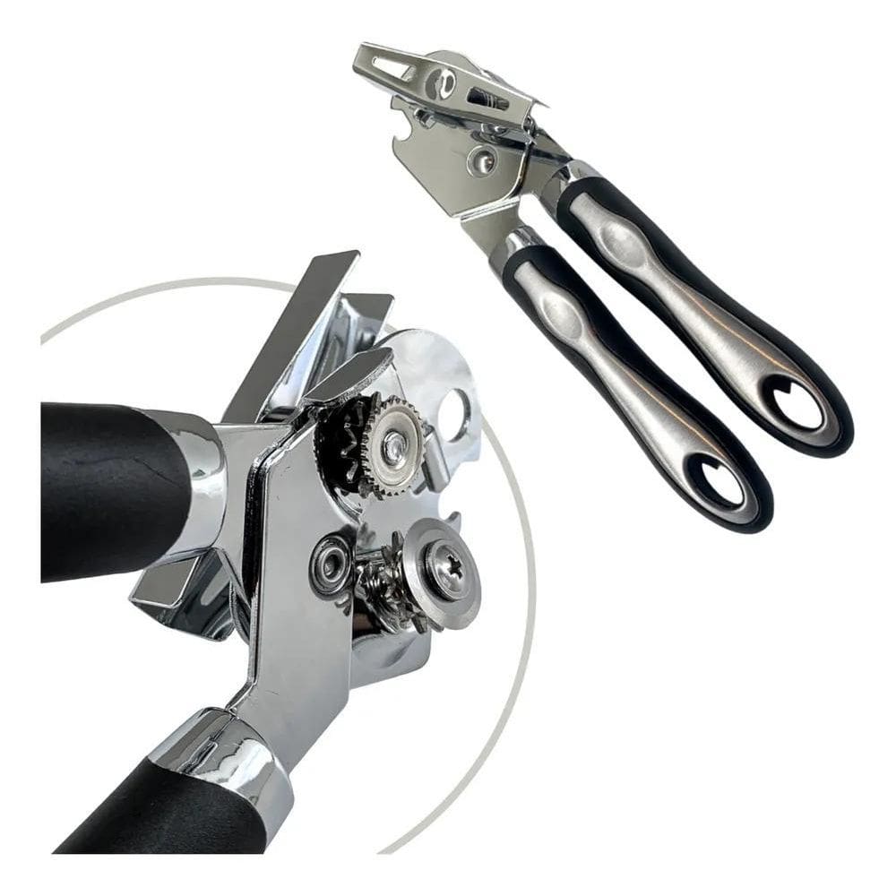 10X Abridor De Lata Aço Inox Americano Forte Robusto Multiu