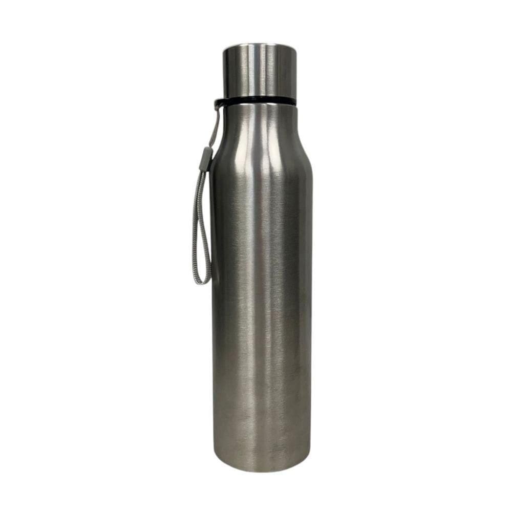 Garrafa De água Inox Escovado 1l - Estilo E Praticidade Para Hidratção Perfeita