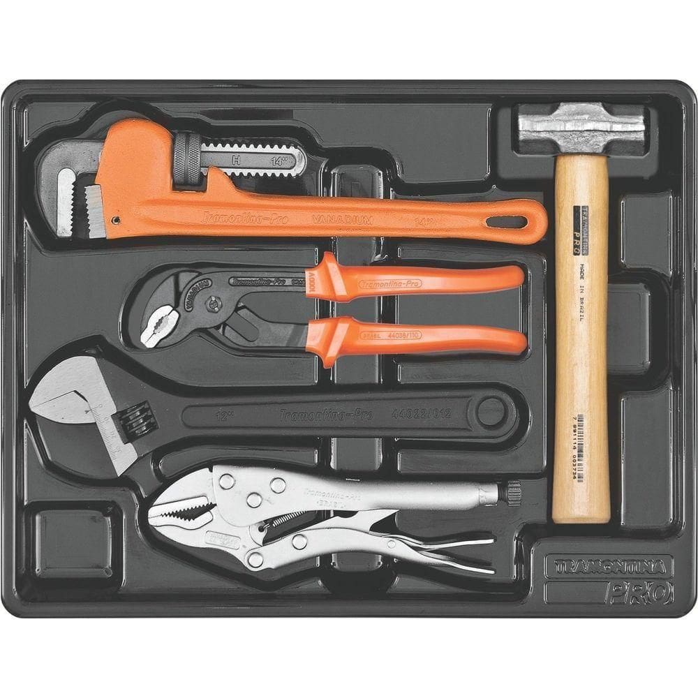 Módulo Com Ferramentas 5 Peças Tramontina Pro Orgnizador Ferramentas Para Gavetas E Armários Tramontina