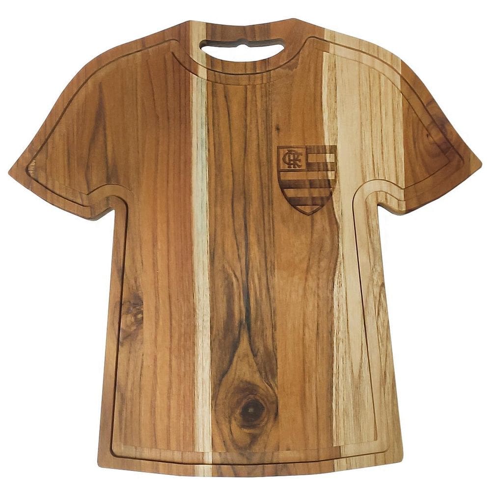 Tábua De Carne Camisa Time De Futebol Para Churrasco Madeira