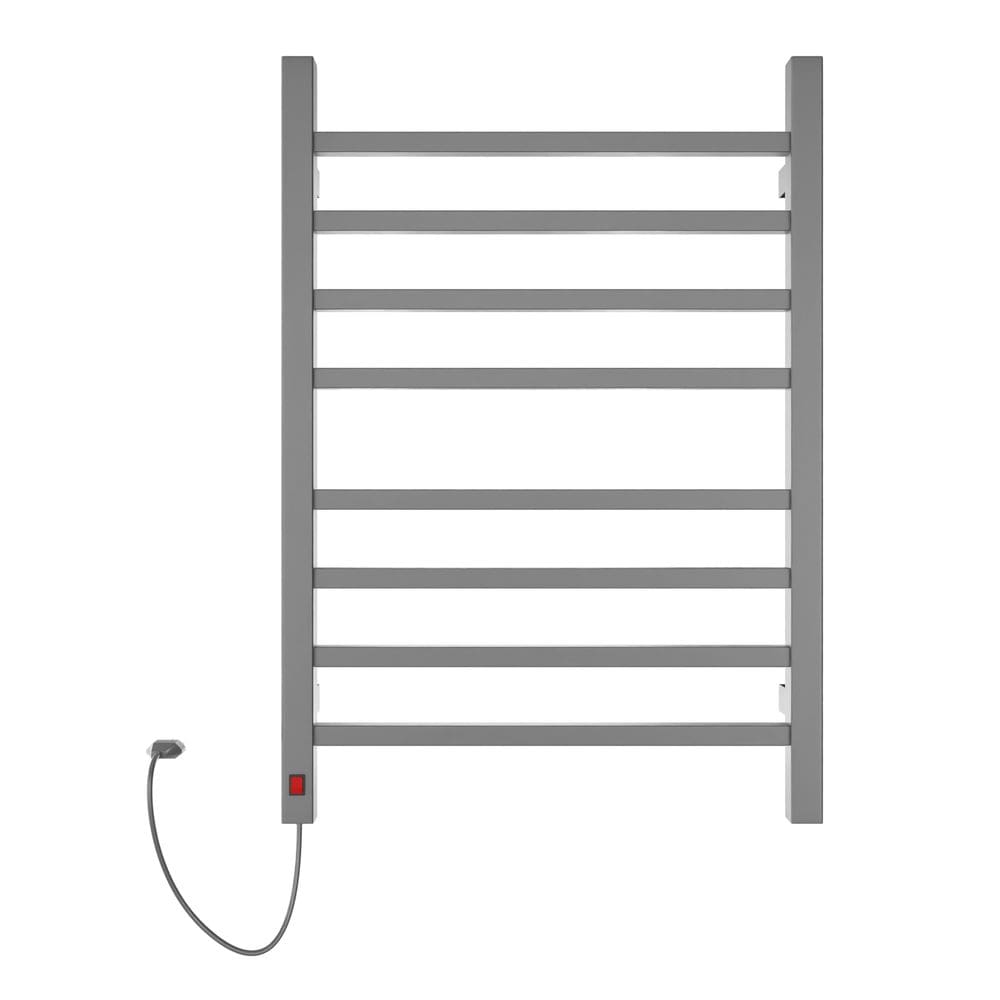 Toalheiro Termico Casuli Quadratto Due Cinza 127V Esquerdo