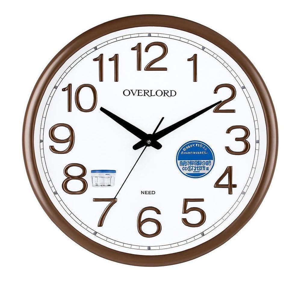 Relogio Parede Redondo Luxo 55.5X44X43.5Cm Arabico