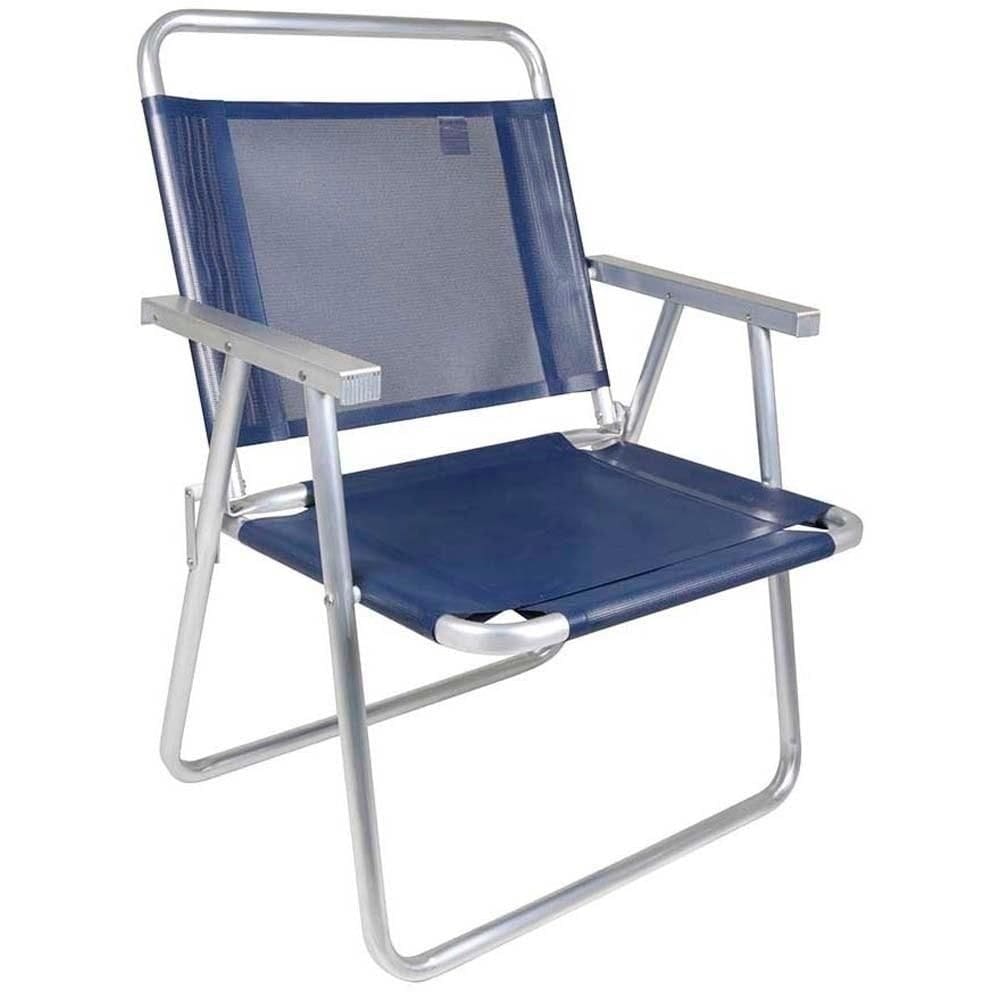 Cadeira Oversize Mor, Alumínio, Azul